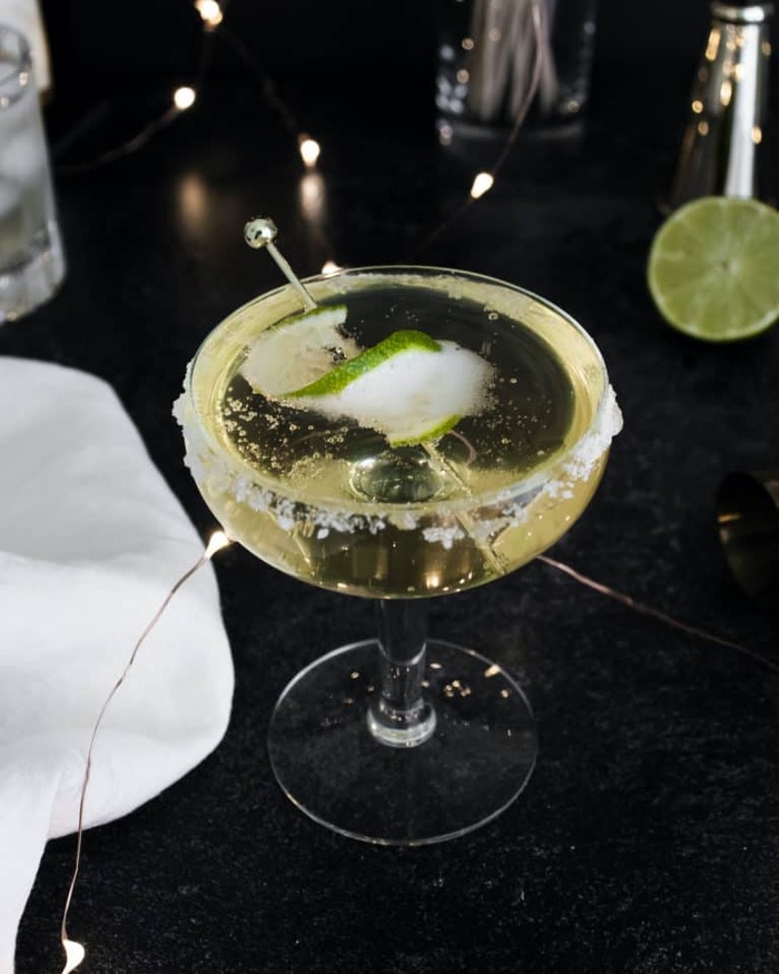 New Year's Drinks - Champagne Margarita