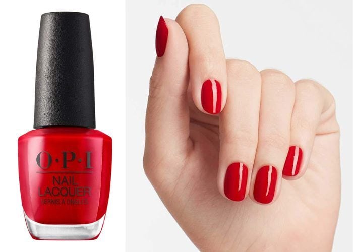 New Year's Nail Colors - OPI Nail Lacquer in Big Apple Red