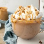 Skrewball Whiskey Drinks - Boozy Salted Peanut Butter Hot Chocolate