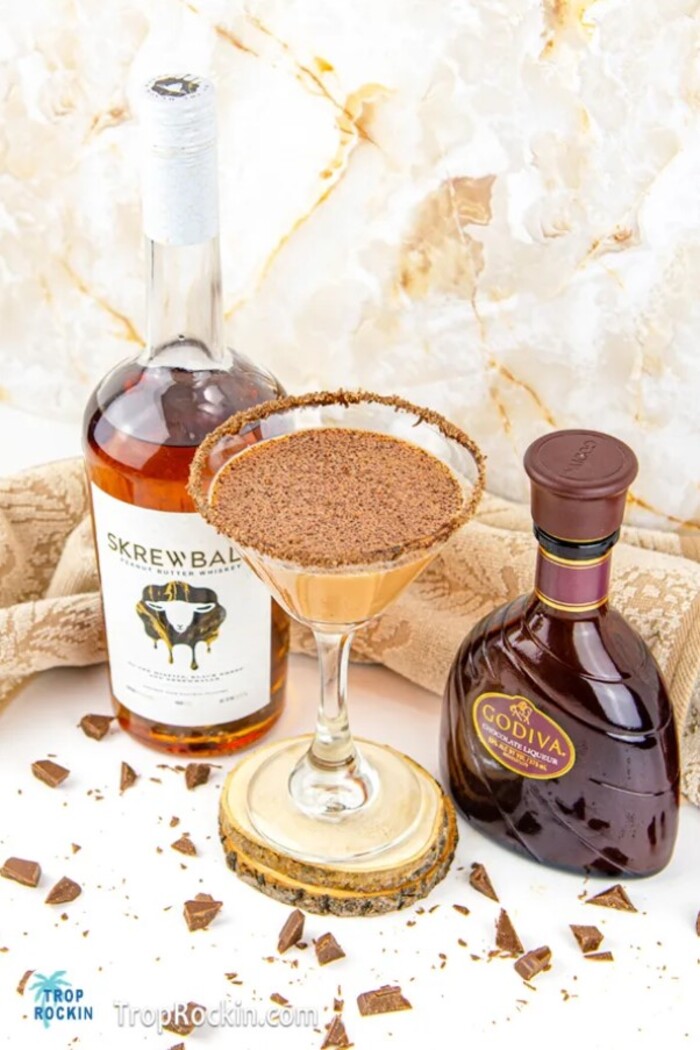 Skrewball Whiskey Drinks - Peanut Butter Whiskey Martini