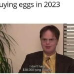 2023 Memes - egg prices