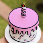 Cartoon Cakes - bright pink