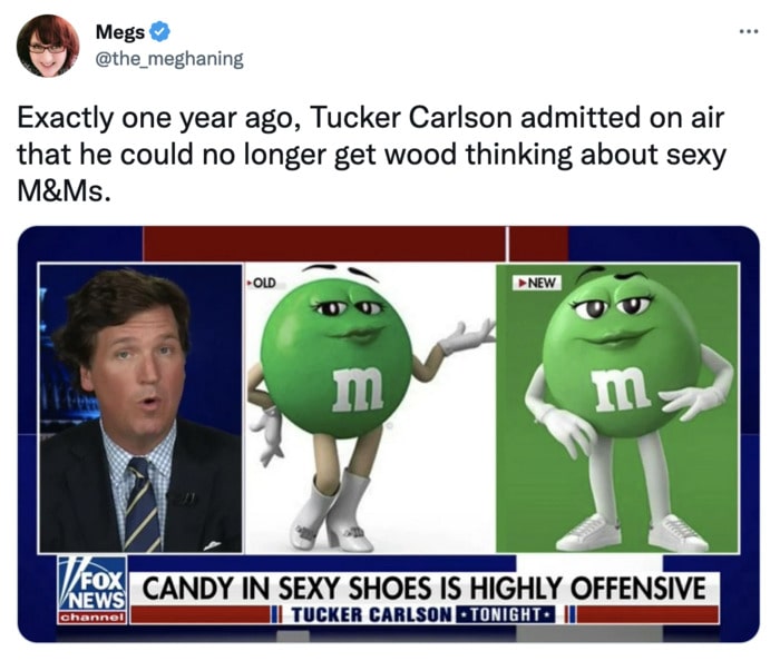 M&M Memes and Tweets - green M&M