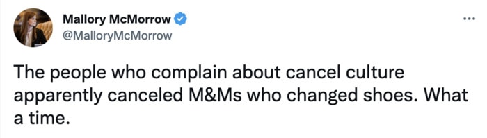 M&M Memes and Tweets - cancelled spokecandies