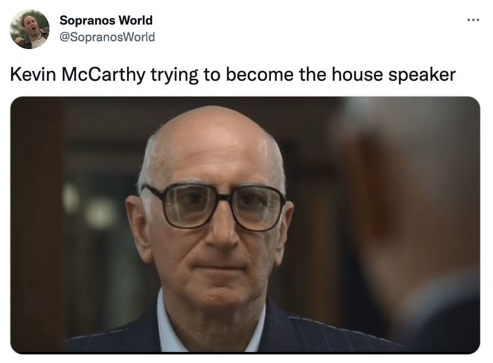 Speaker of the House Vote Memes Tweets - sopranos