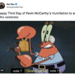Speaker of the House Vote Memes Tweets - for those who celebrate