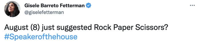 Speaker of the House Vote Memes Tweets - rock paper scissors