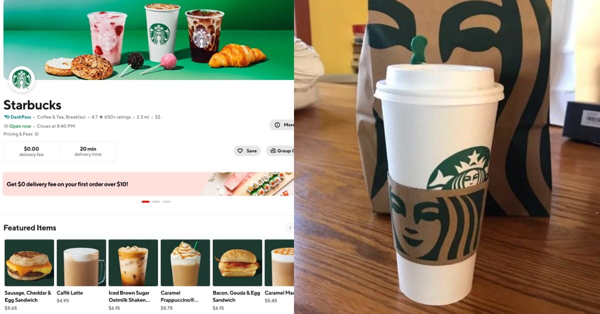 Starbucks begins DoorDash delivery service in Denver metro area