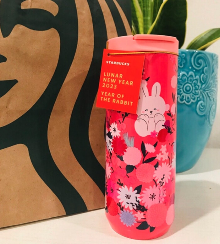 Starbucks Lunar New Year Cups 2023 - Kawaii Rabbit Insulated Tumbler