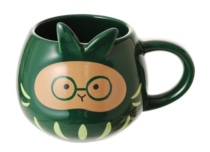 Starbucks Lunar New Year Cups 2023 - Green Rabbit Daruma Mug