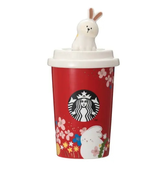 Starbucks Lunar New Year Cups 2023 - New Year Canister Rabbit