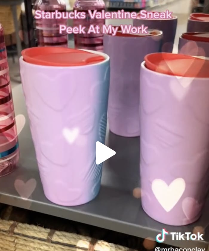 Starbucks Valentine Cups 2023 - Pink Ombre Mug
