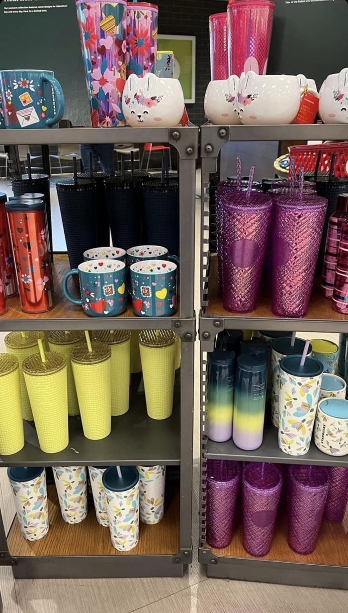 People Have Spotted Starbucks' Valentine's Day Tumblers In Stores