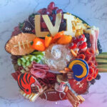 Super Bowl Charcuterie - numbered letters