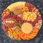 Super Bowl Charcuterie - cheese board