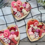 Valentine Dessert Boards - mini heart charcuterie