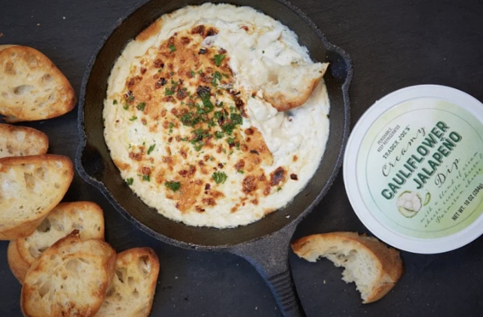 Trader Joes' Dips- Creamy Cauliflower Jalapeno Dip