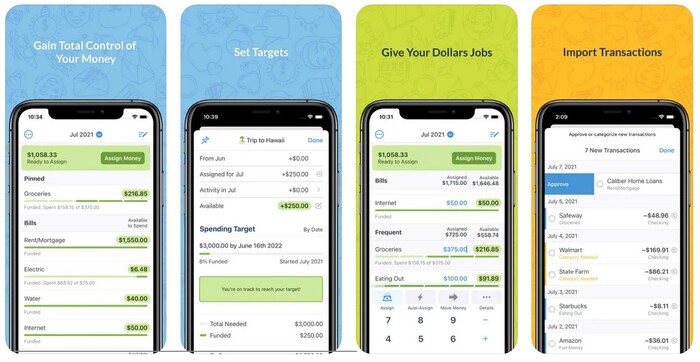 Budgeting Apps - YNAB