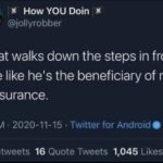Cat memes - cat walking in front of you tweet