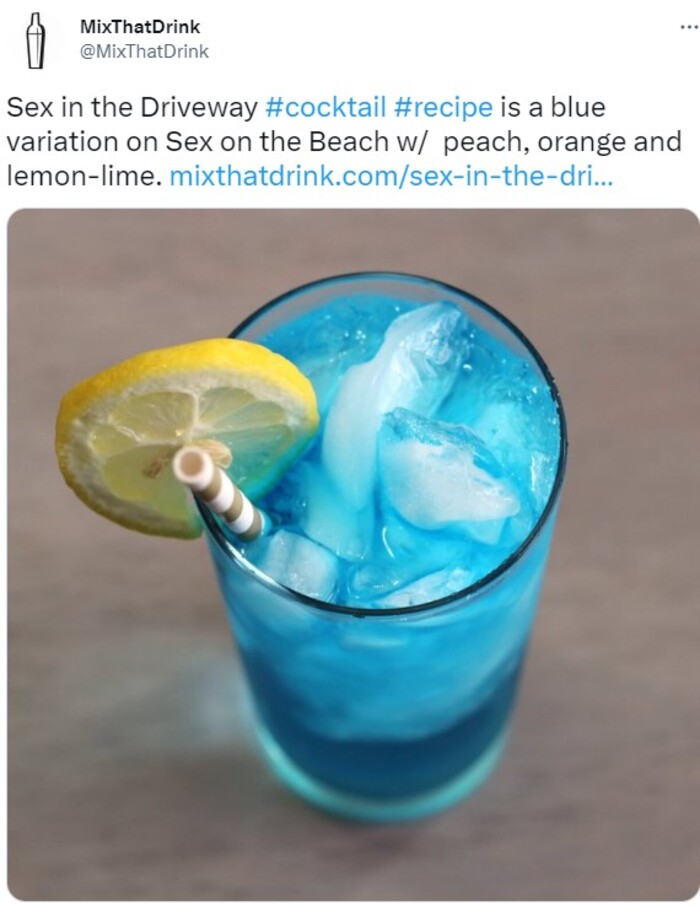 Cocktails Named After Sex - Sex In The Driveway