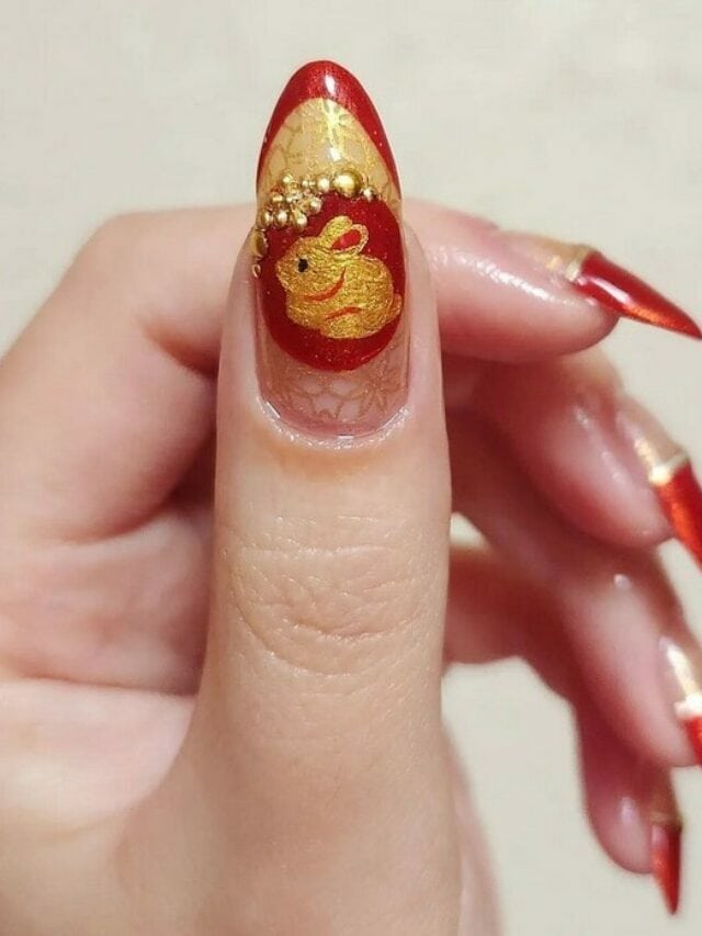Leap Into The Year Of The Rabbit With These Chinese New Year Nails