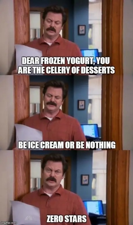 diet memes - ron swanson