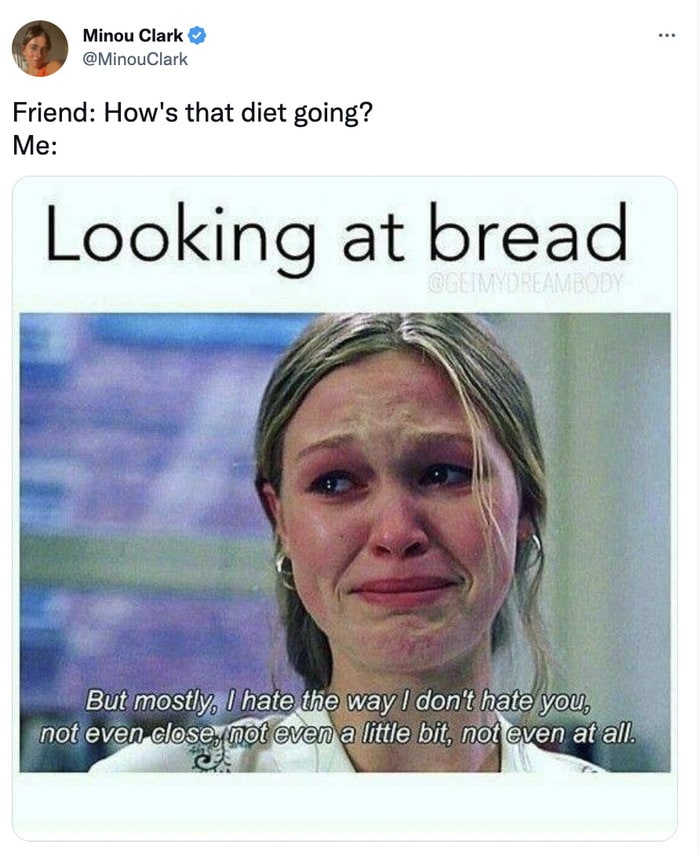 diet memes - bread