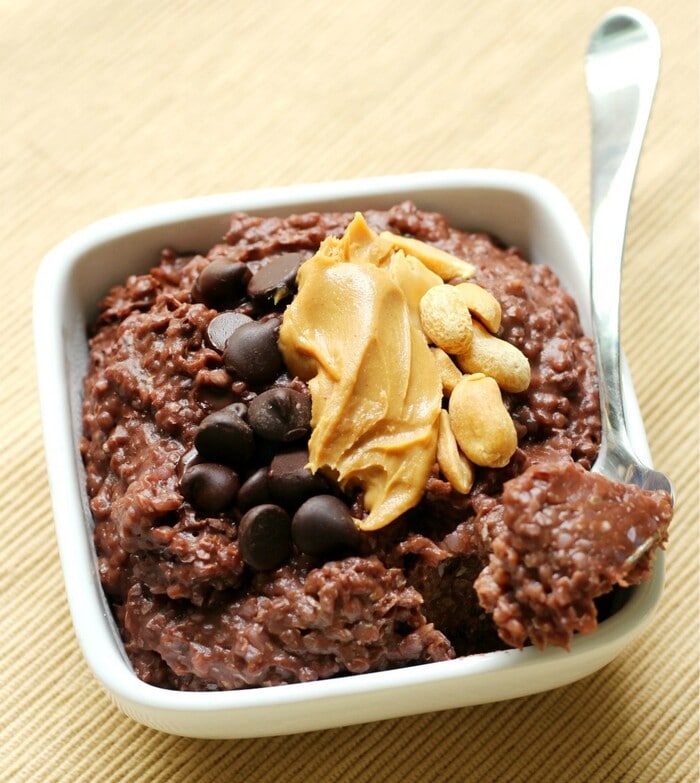 Easy Breakfast Ideas - Chocolate Peanut Butter Buckwheat Cereal