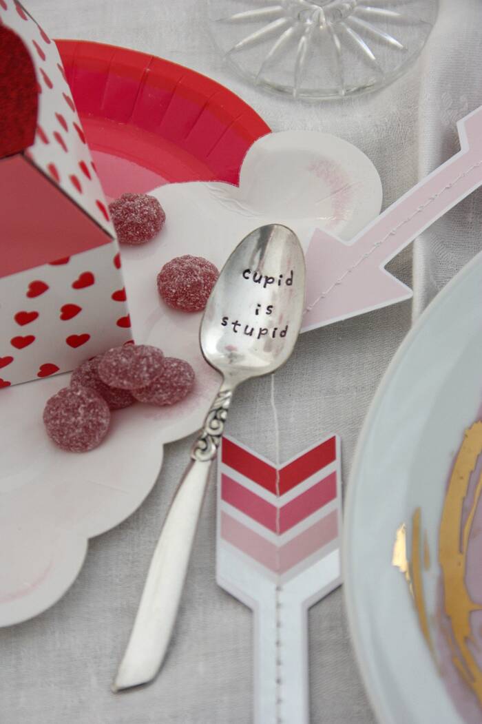 Funny Valentine's Day Gifts -Cupid Is Stupid Spoon