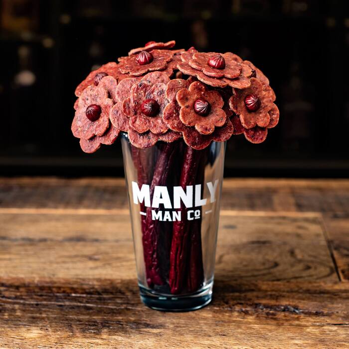Funny Valentine's Day Gifts - Beef Jerky Flower Bouquet