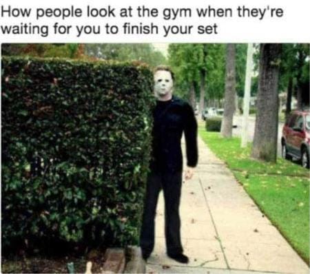 Gym Memes - looking at you