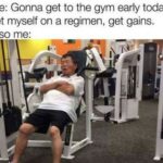 Gym Memes - sleeping at gym