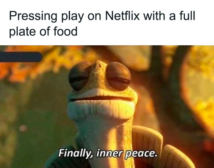 Hilarious Memes - netflix with food