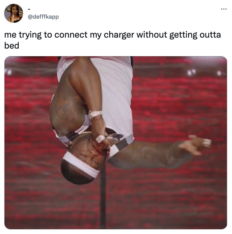 Hilarious Memes - 50 Cent hanging upside down