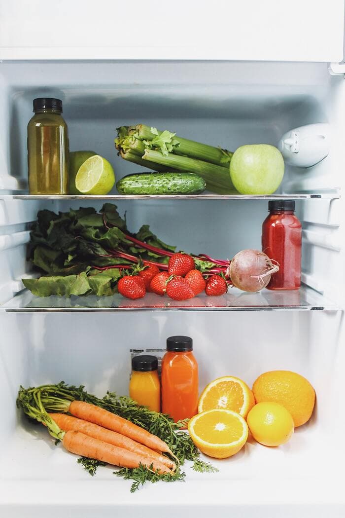 How to Stop Spending Money - food in fridge