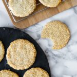 Lunar New Year Desserts - Honey Sesame Cookies