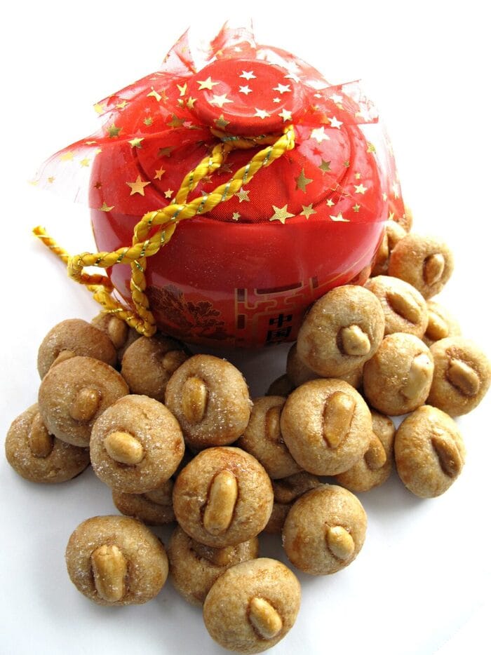 Lunar New Year Desserts - Peanut Cookies