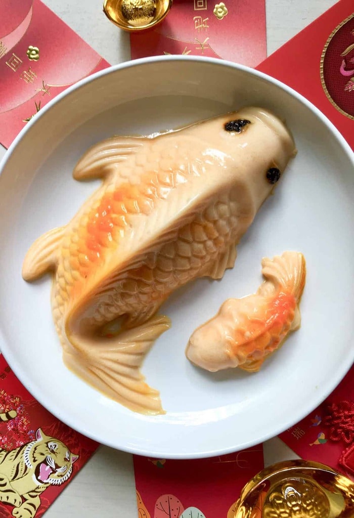 Lunar New Year Desserts - Koi Fish Jelly