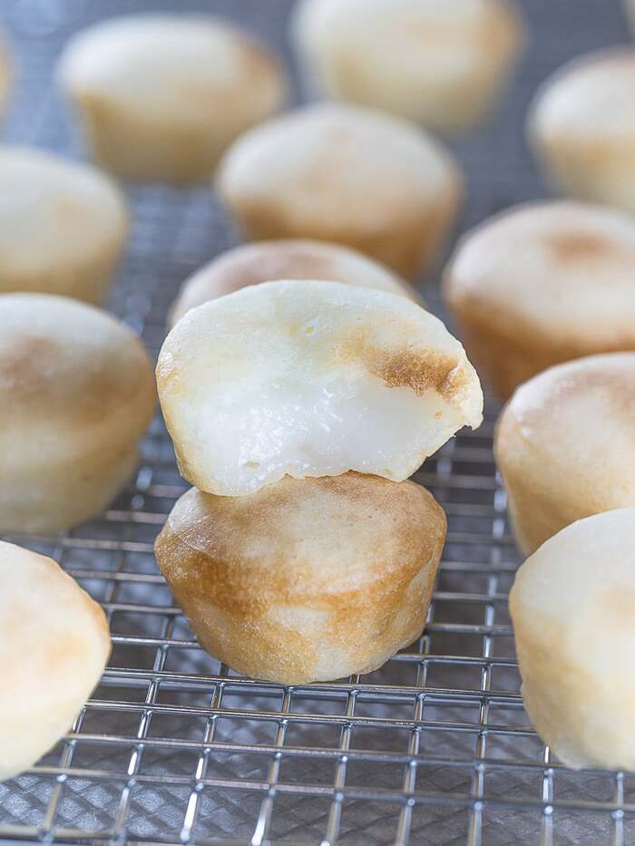 Lunar New Year Desserts - Vegan Coconut Mochi
