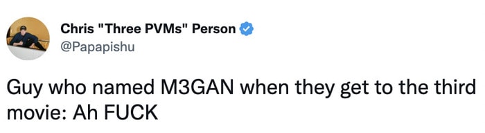 m3gan tweets memes - m3gan 3