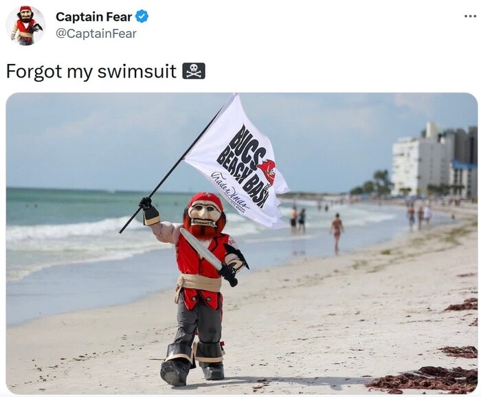 NFL Football Mascots Ranked - Tampa Bay Buccaneers - Captain Fear