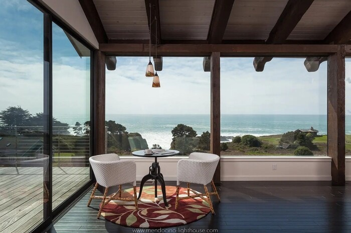 Romantic Airbnbs - Seaside Lighthouse in Mendocino, California