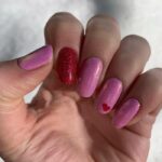 Simple Valentine Nail Designs - Sparkle and Shine