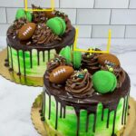 Super Bowl Cakes - Super Bowl Drip Cakes