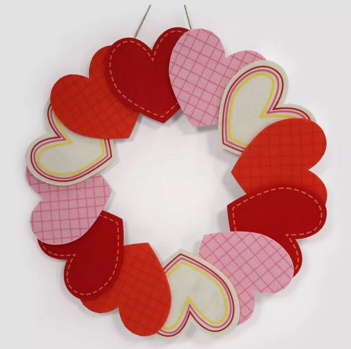 Target Valentine's Day 2023 - Felt Heart Wreath