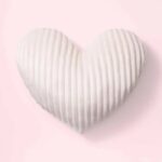 Target Valentine's Day 2023 - Ribbed Heart-Shaped Throw Pillow