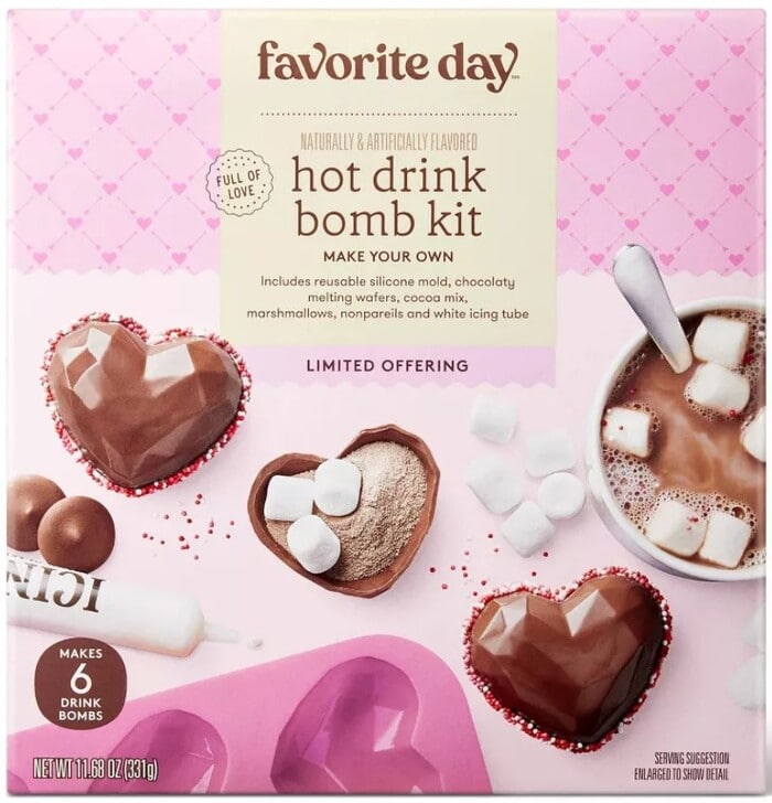 Target Valentine's Day 2023 - Heart-Shaped Hot Cocoa Bomb Kit