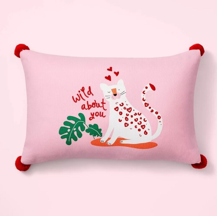 Target Valentine's Day 2023 - Wild About You Throw Pillow