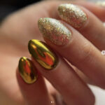 March Nail Design Ideas - Gold Nails