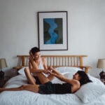 Pillow Princess - lesbian couple play fighting